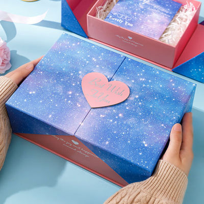 Scatola aperta a doppia porta personalizzata Ring Perfume Watch Packaging Scatola regalo con il tuo logo