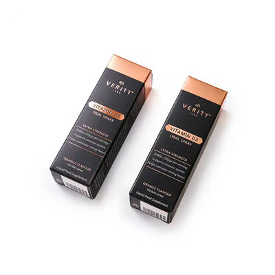 Tubi trasparenti per lucidalabbra con lamina d'oro e logo personalizzato stampato Scatole di carta resistenti per CMYK smalto per unghie olio shampoo
