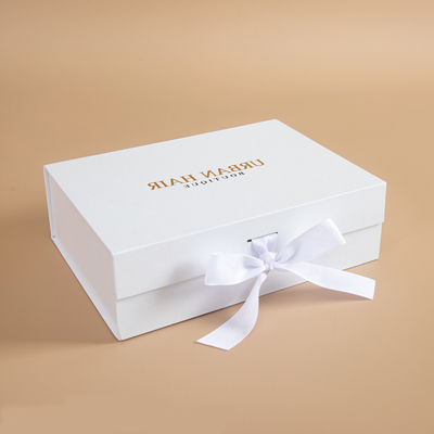 Piccole imprese nastro unico per calzini Custom lusso cartone scatola regalo di Natale con chiusura magnetica e laminazione UV