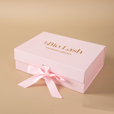 Piccole imprese nastro unico per calzini Custom lusso cartone scatola regalo di Natale con chiusura magnetica e laminazione UV