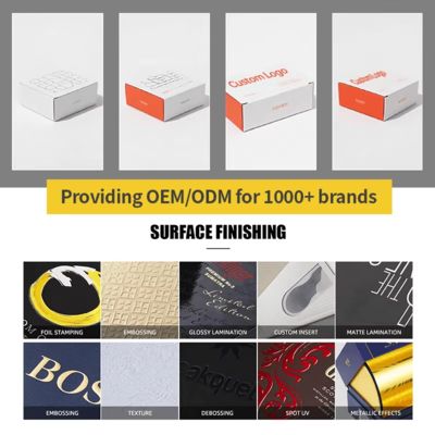 Scatole da spedizione personalizzate in cartone ondulato 6x6x2 con spessore di 2 mm, stampa a caldo oro e stoviglie di esempio gratuite riciclabili