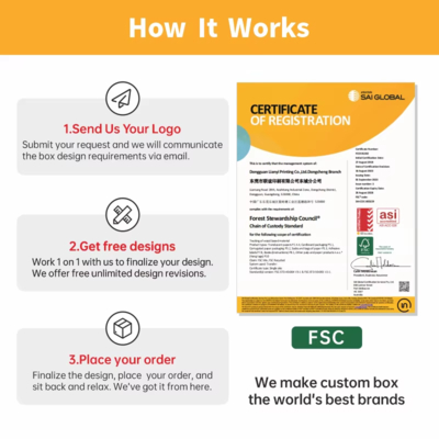 Scatola magnetica per gioielli di lusso personalizzata all'ingrosso per collane e orecchini