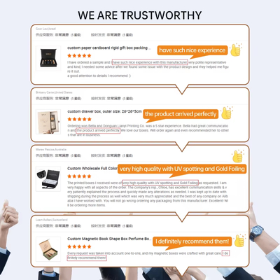 Scatola magnetica per gioielli di lusso personalizzata all'ingrosso per collane e orecchini