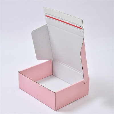 Scatola di cartone ondulato stampata CMYK / PANTONE per spedizioni di prodotti per la cura della pelle, regalo, design di lusso personalizzato