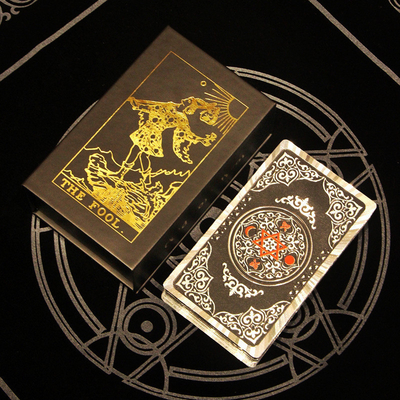 Scatole di lusso per tarocchi personalizzate in cartone rigido con chiusura magnetica, a forma di libro decorativo, scatola regalo a forma di finto libro