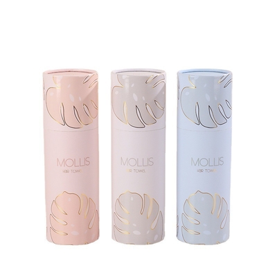 Scatole di tubi personalizzate per profumi e per la cura della pelle in cartone riciclabile con imballaggio di tubi di carta rotonda con stampa del logo