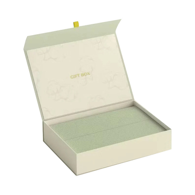 Scatola rigida di lusso riciclabile personalizzata con coperchio magnetico a ribalta Fatta a mano Profumo Gioielli Cosmetici Imballaggio Conservazione Scatola di carta pieghevole