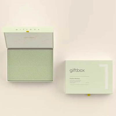 Scatola rigida di lusso riciclabile personalizzata con coperchio magnetico a ribalta Fatta a mano Profumo Gioielli Cosmetici Imballaggio Conservazione Scatola di carta pieghevole