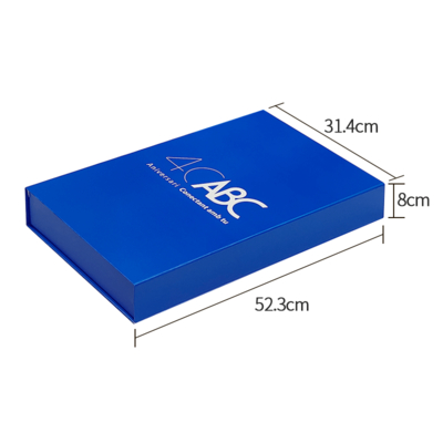 Scatola regalo con chiusura magnetica in cartone riciclabile di dimensioni personalizzate Scatola rigida di presentazione in carta con chiusura magnetica di lusso Pieghevole magnetica per articoli sportivi
