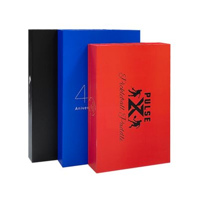 Scatole magnetiche grandi personalizzate all'ingrosso con stampa per imballaggio per racchette da badminton e padel, grandi confezioni regalo con stampa del logo