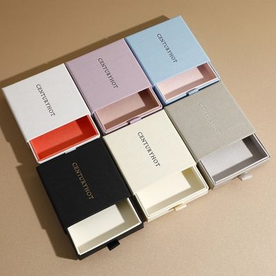 Confezione di lusso per gioielli con logo personalizzato Scatole regalo per gioielli personalizzate Elegante e di alta gamma Scatola per confezioni di gioielli per donne