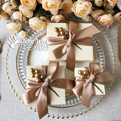 Imballaggio biodegradabile personalizzato Scatole regalo per matrimoni per cosmetici Feste Eventi