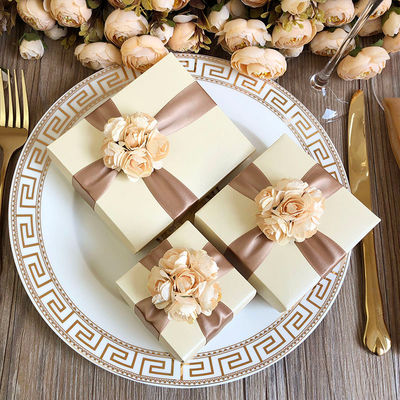 Imballaggio biodegradabile personalizzato Scatole regalo per matrimoni per cosmetici Feste Eventi