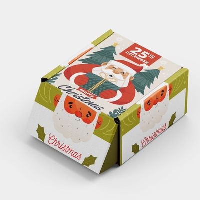 Confezioni personalizzabili di lusso confezioni personalizzate scatole di spedizione per la cura della pelle scatole regalo di Natale per i regali natalizi