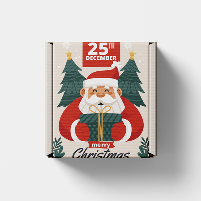 Confezioni personalizzabili di lusso confezioni personalizzate scatole di spedizione per la cura della pelle scatole regalo di Natale per i regali natalizi
