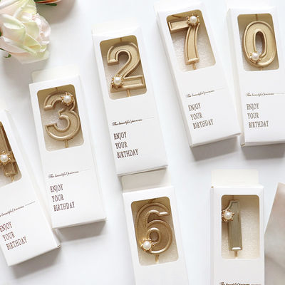 Scatola a colori personalizzata Numero di stampa Torta Candela di compleanno Scatola regalo Klein Piccole scatole regalo