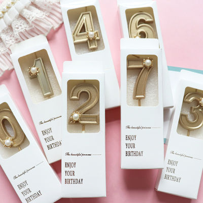 Scatola a colori personalizzata Numero di stampa Torta Candela di compleanno Scatola regalo Klein Piccole scatole regalo