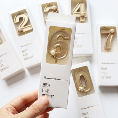 Scatola a colori personalizzata Numero di stampa Torta Candela di compleanno Scatola regalo Klein Piccole scatole regalo