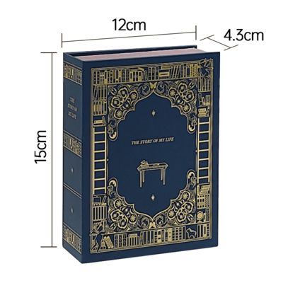 Scatola regalo in forma di libro di lusso stampata su misura confezionata per candele di marca