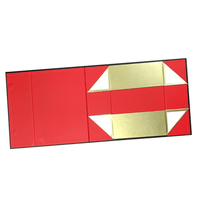Scatola magnetica pieghevole vuota nera in cartone rigido opaco di lusso con logo personalizzato premium ISO9001
