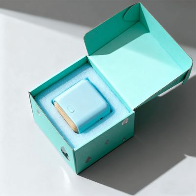 Scatola postale ondulata piccola e colorata di lusso personalizzata con logo per cosmetici