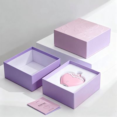 Confezione regalo di profumo personalizzata unica da 50 ml per donna, scatole rosa con coperchio e base rigidi, confezione per aromaterapia realizzata in carta