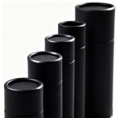 Tubo di carta cilindrico personalizzato per spazzolino da denti, olio essenziale, candele, caffè, tè, imballaggio, carta artigianale e materiali di cartone