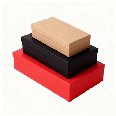 Set di scatole regalo piatte di lusso personalizzate con coperchio arancione e base con sacchetto di carta Caratteristiche: laminazione opaca, goffratura, stampa a lamina d'oro