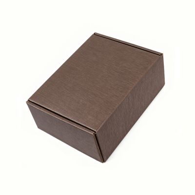 Scatola di cartone ondulato personalizzata 13*13*3cm Piccola Colorata per spedizioni Abbigliamento Laminazione lucida Materiali riciclati per spedizione candele