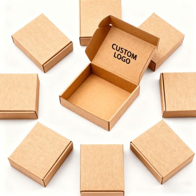 Scatole per aeromobili per spedizioni riciclabili resistenti in cartone ondulato ad alta resistenza con goffratura per imballaggi per piccole imprese