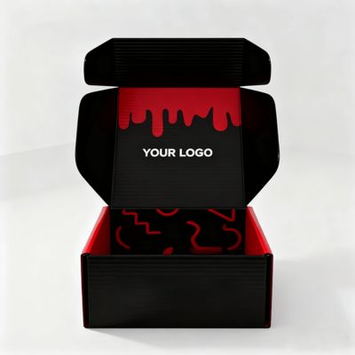 Scatole per scarpe da donna di lusso personalizzate con logo, imballaggio postale ecologico in cartone ondulato per scarpe o vestiti