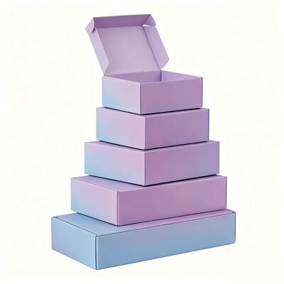 Scatole regalo in cartone ondulato biodegradabile su misura Piccole scatole di carta di confezionamento di lusso