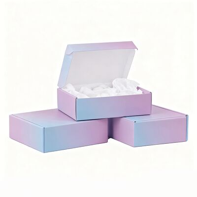 Scatole regalo in cartone ondulato biodegradabile su misura Piccole scatole di carta di confezionamento di lusso