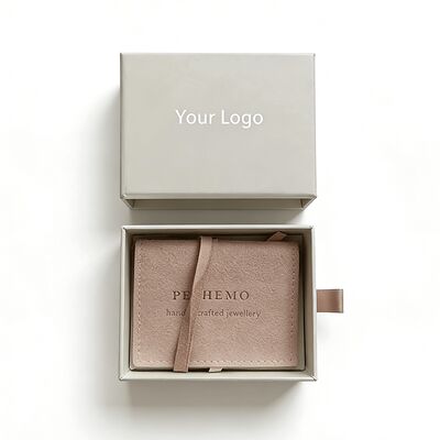 Custom Gold Foil Coated Paper Jewelry Packaging Box Drawer Paper Boxes With Foam Insert for Necklaces Bracelets Bangles Earrings