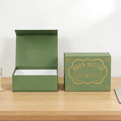 Custom Luxury Rigid Packaging Magnetic Gift Box con inserto di schiuma per penna Cristallo Gemstone