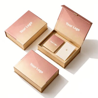 Scatola regalo magnetica con logo personalizzato, scatole di imballaggio rigide e pieghevoli riciclabili per cosmetici con manuale di istruzioni