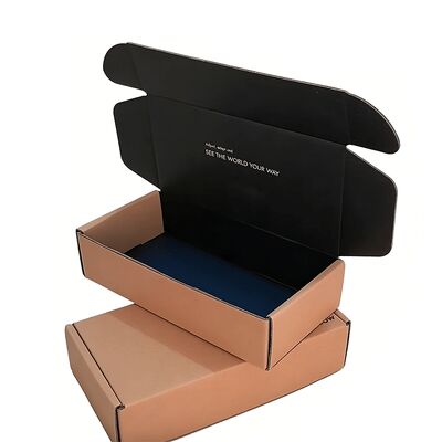 Scatola regalo pieghevole in cartone laminato lucido ecologico personalizzato con logo per confezioni di marca