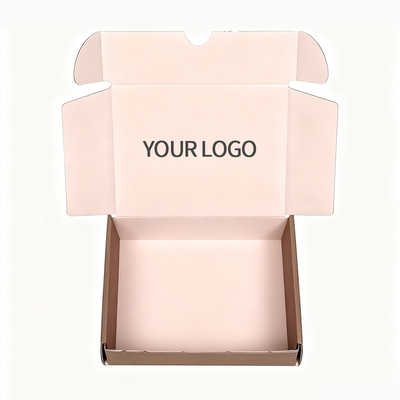 Scatola di posta con logo personalizzato Scatola di imballaggio ondulato per la spedizione per prodotti di commercio elettronico