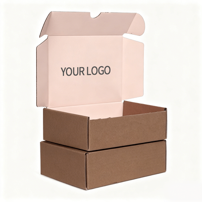 Scatola di posta con logo personalizzato Scatola di imballaggio ondulato per la spedizione per prodotti di commercio elettronico