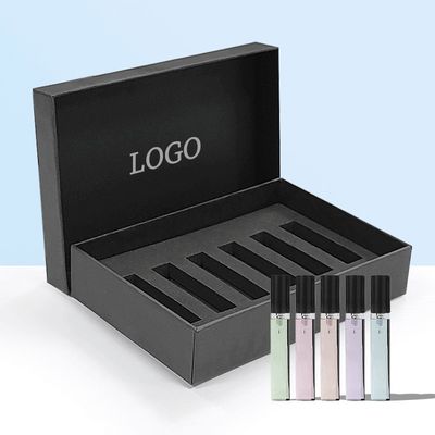 Scatole di imballaggio rigide cosmetiche con lucido labiale Scatole di cartone a due pezzi Scatole regalo con coperchio sollevato