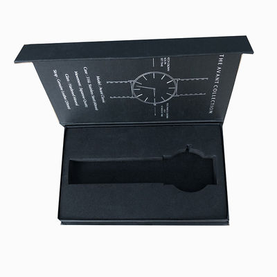 Logo personalizzato CMYK Libra di lusso in forma di libro Magnetic Watch Box per soluzione di imballaggio orologio