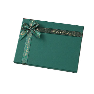 Scatola regalo di Natale personalizzata grande coperchio scatola di fondo imballaggio bow nastro festivo lusso unico scatola regalo festa natalizia