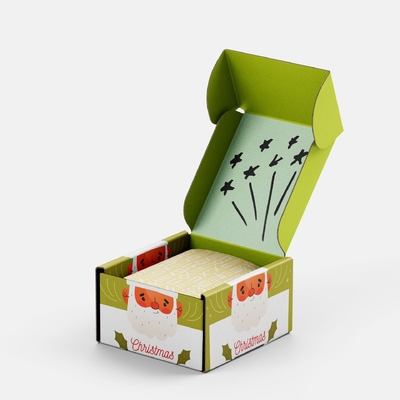 Confezioni personalizzabili di lusso confezioni personalizzate scatole di spedizione per la cura della pelle scatole regalo di Natale per i regali natalizi