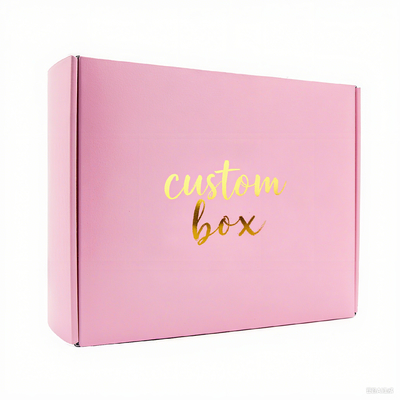 Al dettaglio carta ondulata riciclabile Cosmetic Mailer Box Folding Ecommerce Casse di spedizione per profumo Ciglia Matt Laminazione