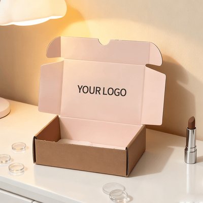 Scatola di posta con logo personalizzato Scatola di imballaggio ondulato per la spedizione per prodotti di commercio elettronico